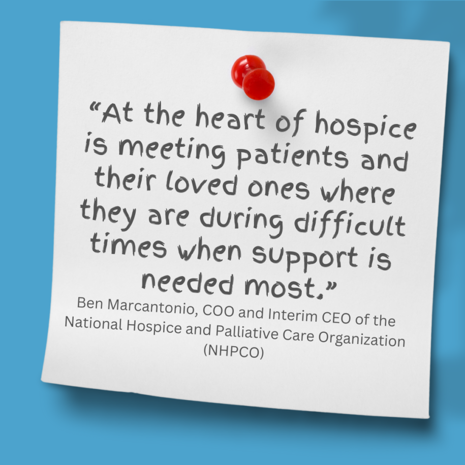 November is National Hospice and Palliative Care Month Pathways Care